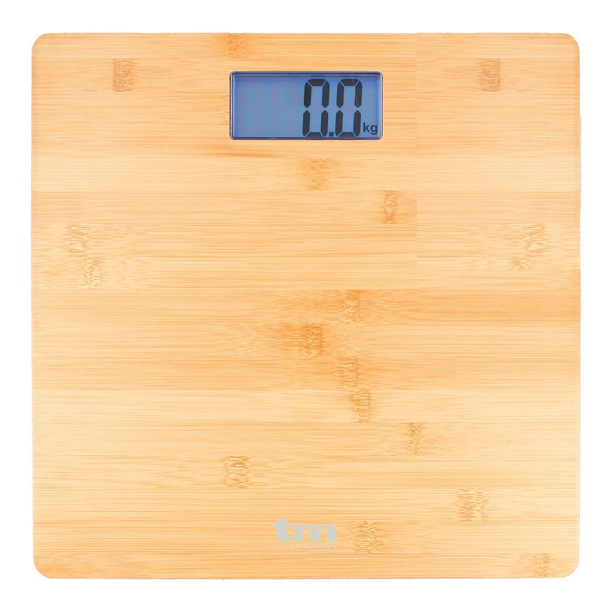 Balança digital para casa de banho TM Electron Castanho Bambu